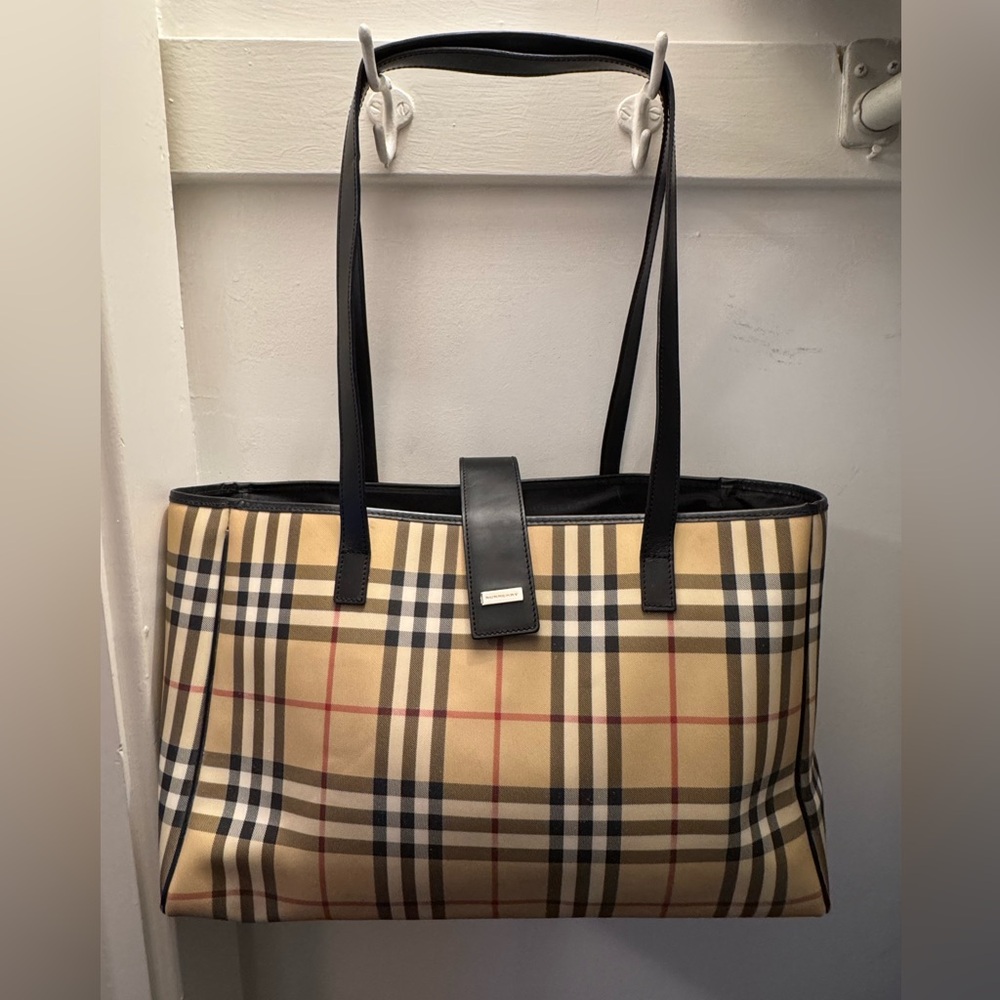 Burberry Nova Check Tote Bag